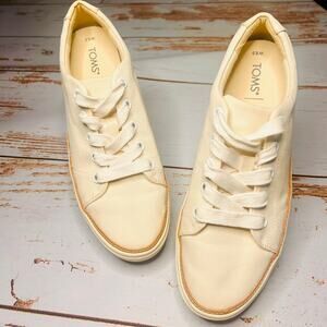TOMS Alex Canvas Sneakers Women’s 8.5W Lace-Up Casual Shoes